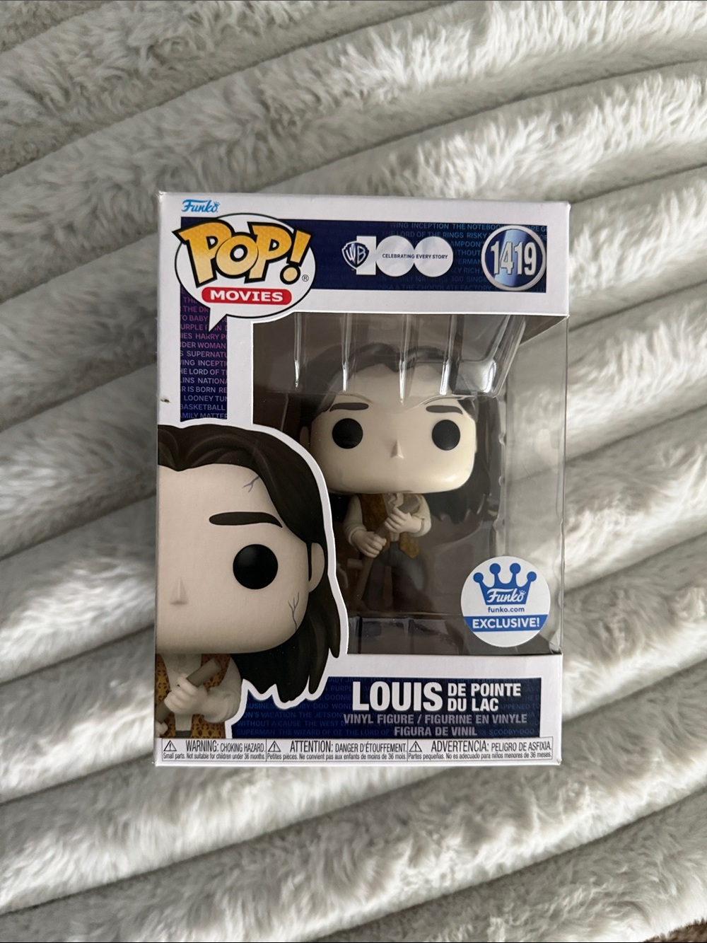 Funko Pop! Movies Louis de Pointe du Lac Vinyl Figure - White, Brown, Black